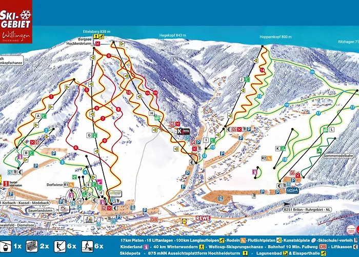 First-class Domizil Willingen-lodge In Zentraler Lage! Апартаменты Виллинген